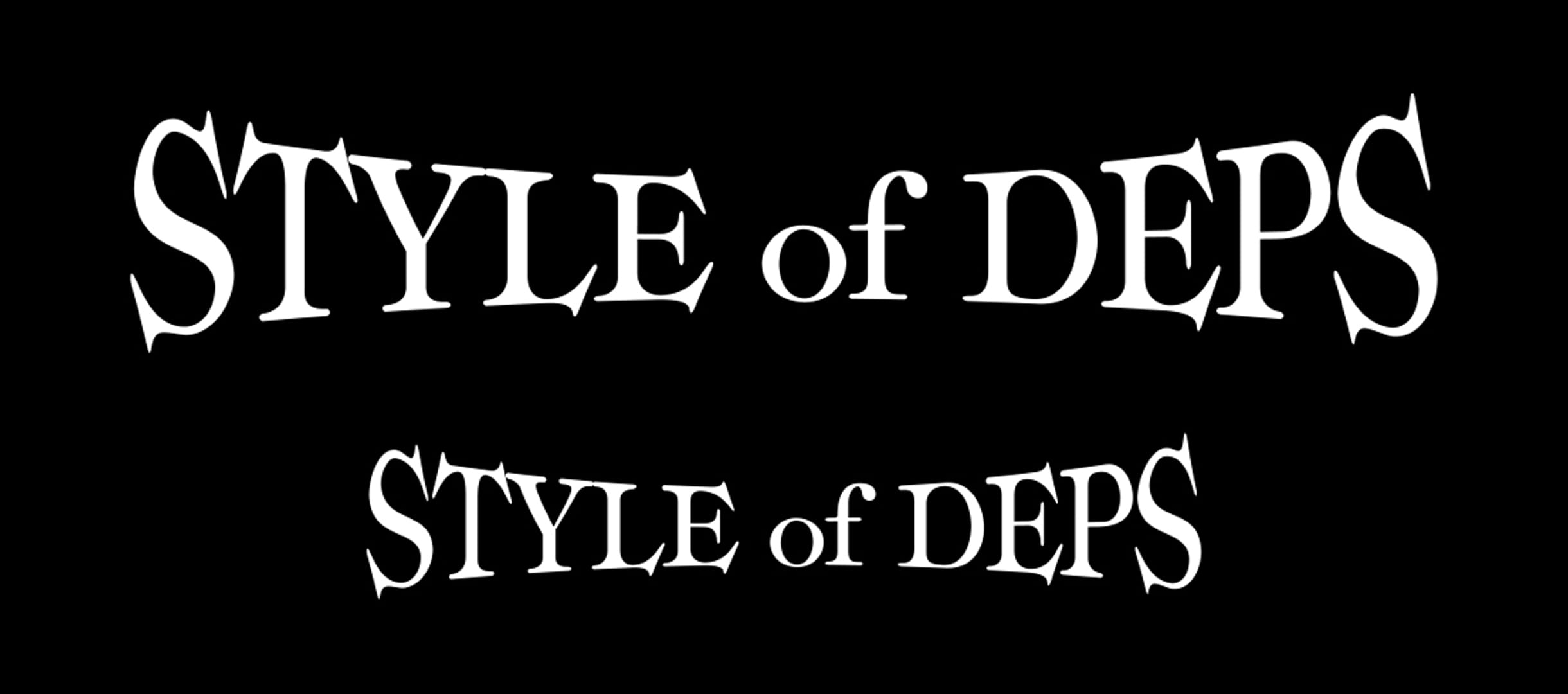 deps STYLE OF DEPS CUTTING STICKER